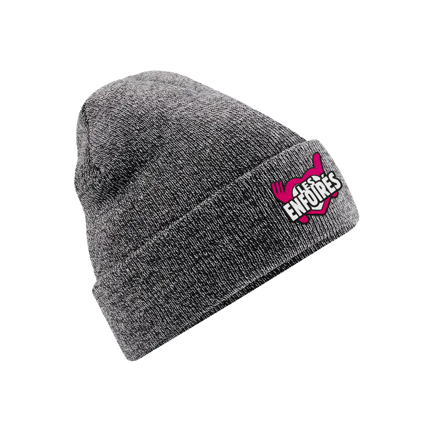 Bonnet gris logo brodé
