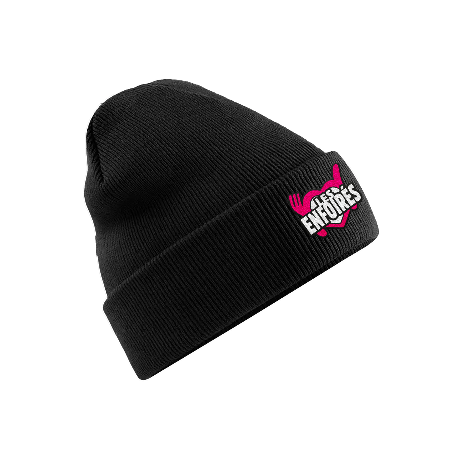 Bonnet noir logo brodé