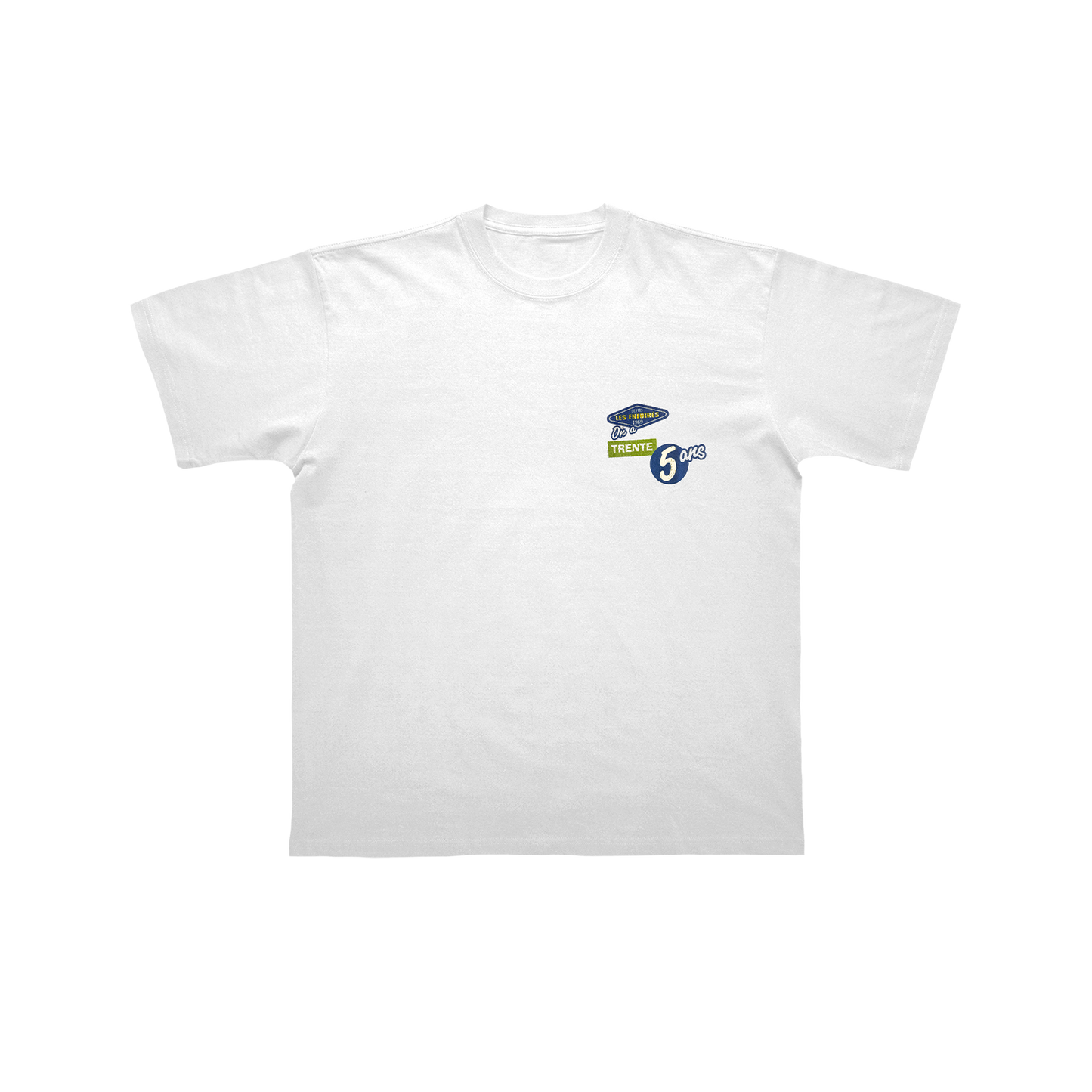 T-shirt unisexe « 35 ans » blanc