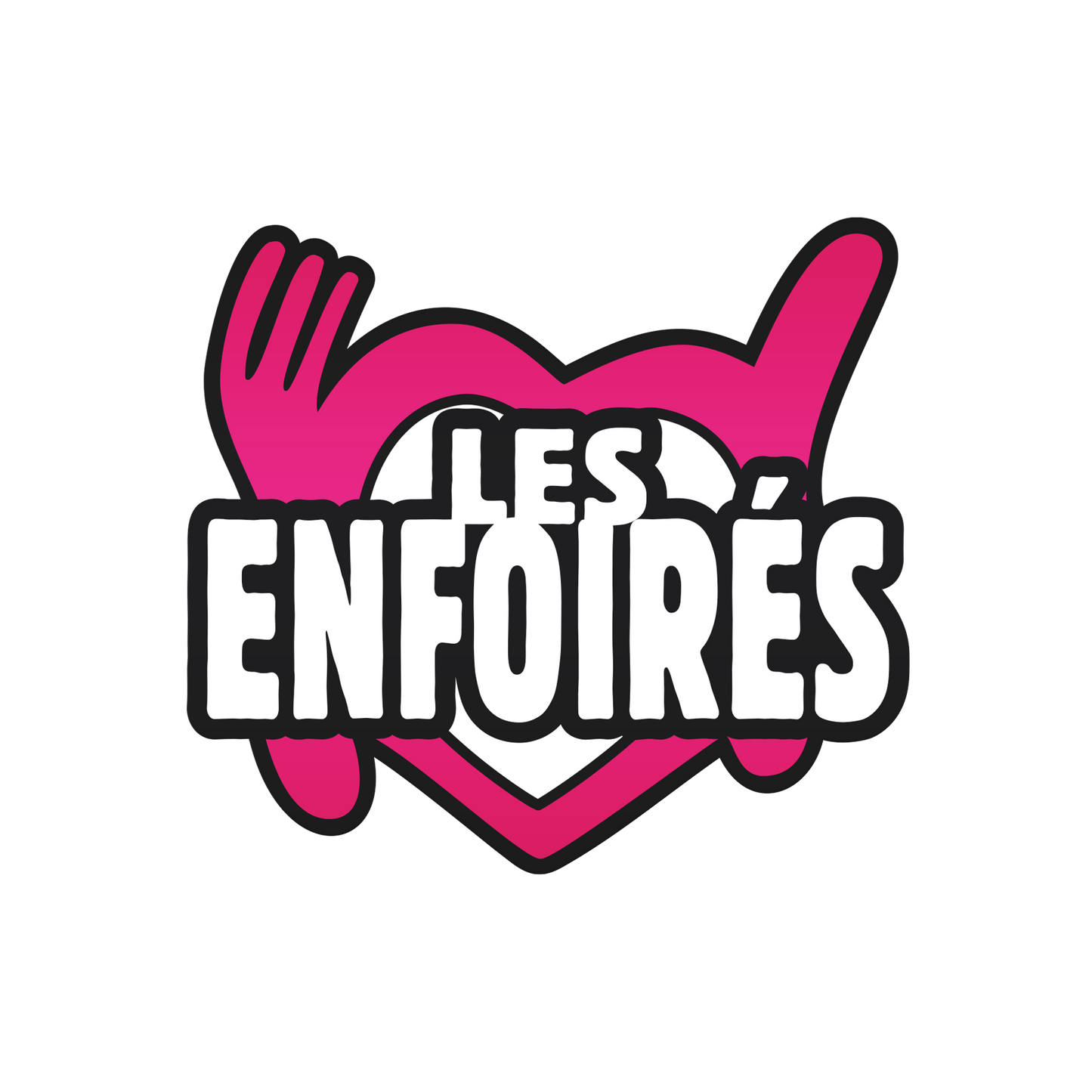 Sticker adhésif logo Enfoirés