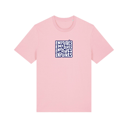 T-shirt unisexe Enfoirés vague rose