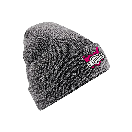 Bonnet gris logo brodé