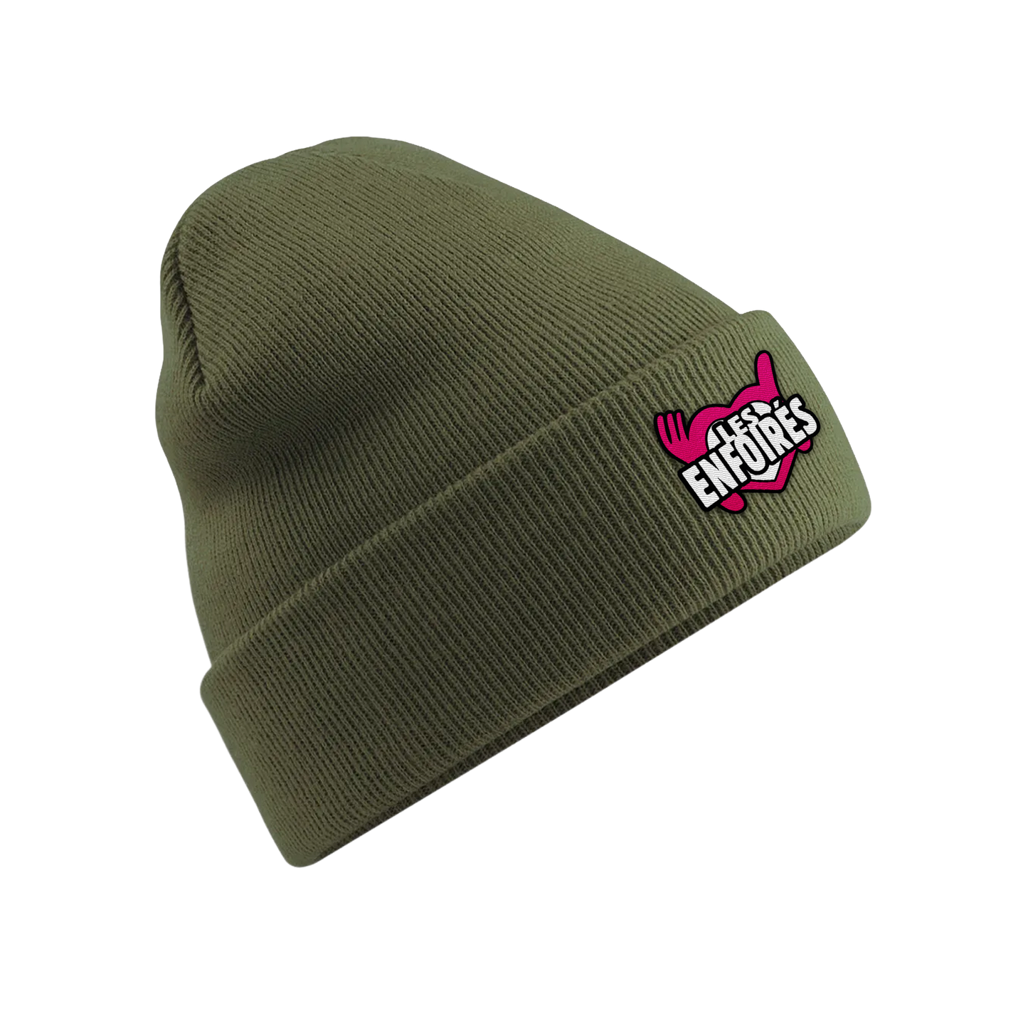 Bonnet kaki logo brodé