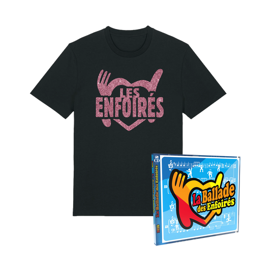 Pack T-shirt + DOUBLE CD « 2026, La ballade des Enfoirés »