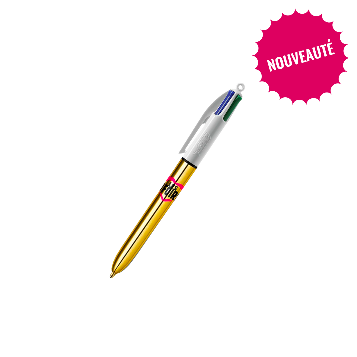 Stylo gold 4 couleurs