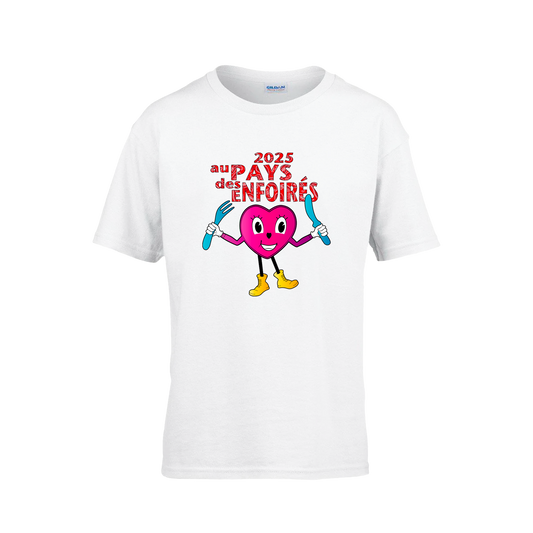 T-shirt enfant « édition 2025 » blanc